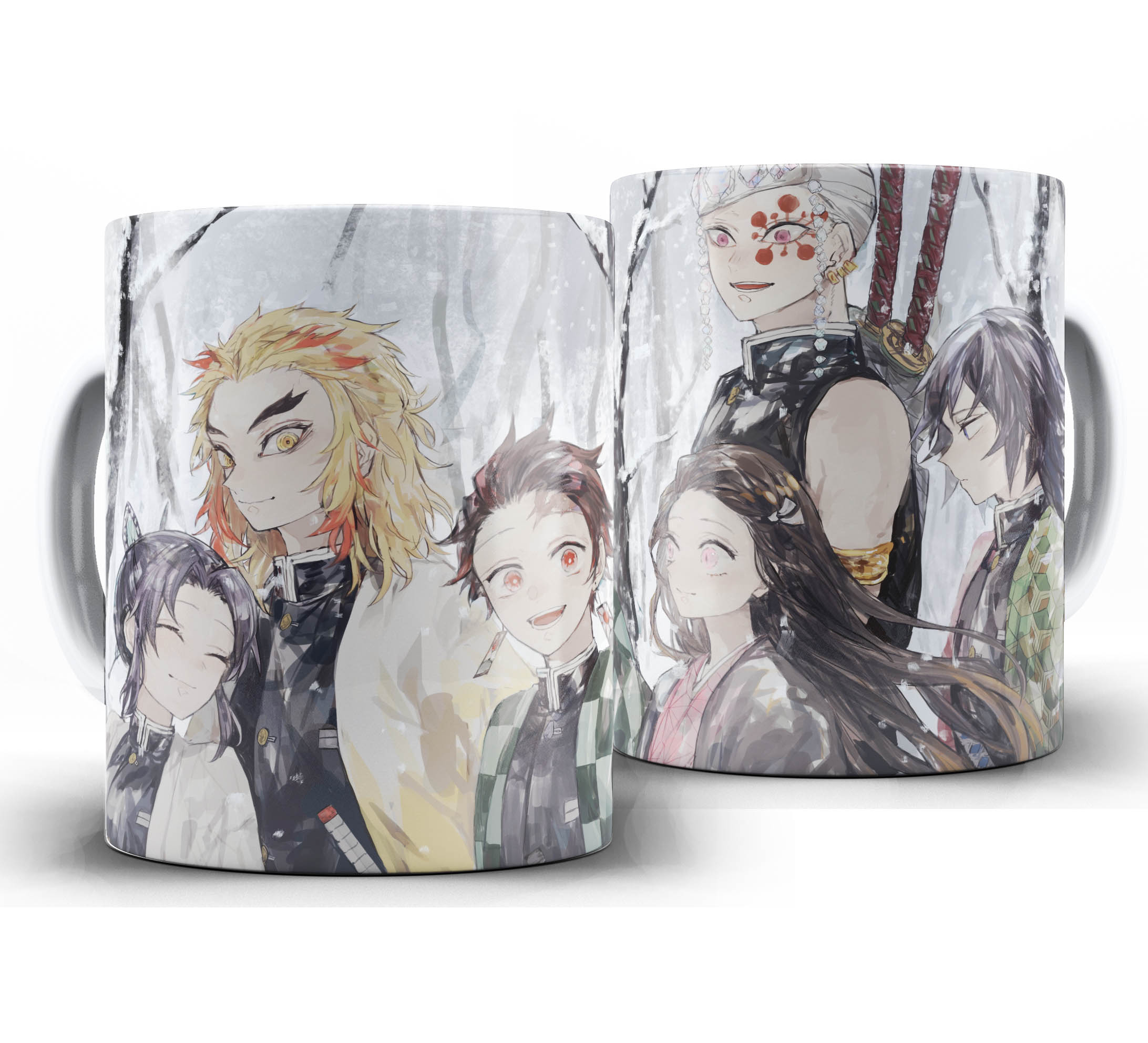 Caneca Anime - Demon Slayer Kimetsu no Yaiba W38 - Personagens
